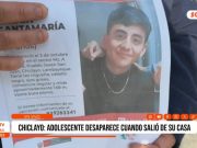 Chiclayo: adolescente desapareció tras salir de su casa
