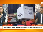 Nacional: ONPE habilita portal informativo sobre elecciones generales 2026