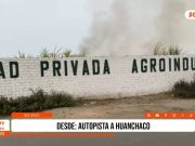 Trujillo: queman caña de azúcar contaminando el medio ambiente