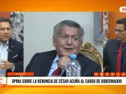 La Libertad: Elías Rodríguez critica a César Acuña tras renuncia al cargo de gobernador regional