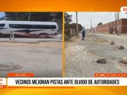 Trujillo: vecinos mejoran pistas ante olvido de autoridades