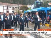 Áncash: Chavín celebró sus 132 años de creación política