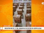 Sánchez Carrión: incautan más de 12 mil dinamitas en centro de acopio ilegal