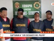 Chimbote: capturan a «Los Secuaces del Pulpo» en operativo policial