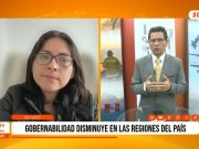 Nacional: estudio revela disminución de la gobernabilidad en distintas regiones del país