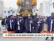 Trujillo: Señor de los Milagros recorre calles con fervor