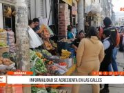 Huaraz: Informalidad crece pese a operativos municipales