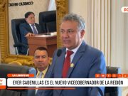 Trujillo: Ever Cadenillas es elegido nuevo vicegobernador regional
