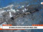 Trujillo: explosivo causa temor en mercado Miguel Grau