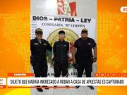 Chepén: capturan a ladrón tras asalto a casa de apuestas