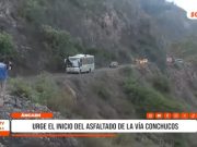 Áncash: vía Conchucos espera inicio de asfaltado urgente