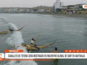 Trujillo: caballito de totora participará en Surf Global Australia