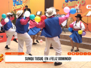 Sunqu Tusuq brilló en Feliz Domingo con el “Carnaval de Chocorvos”