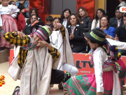 Jatun Tusuq Trujillo hizo vibrar el set con el tradicional “Carnaval de Socos” en Feliz Domingo