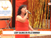 🎤✨ Leidy Salinas brilló en Feliz Domingo con su tema inédito “Si pudiera” y el clásico “Cómo han pasado los años”
