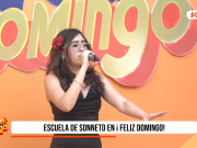 🌹 Luisa Cáceres interpretó con sentimiento “De qué estoy hecha” de Eva Ayllón en Feliz Domingo