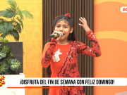 👑 Shanya Parra Guerra, “La Princesita de la Cumbia”, hizo bailar a todos en Feliz Domingo