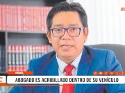 Piura: Sicarios asesinan a abogado dentro de su vehículo