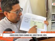 La Libertad: consejeros cuestionan gestión del IREN Norte