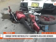 Trujillo: choque de motocicleta deja dos heridos graves