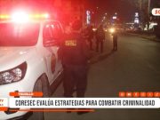 Trujillo: Coresec evalúa acciones para frenar la criminalidad