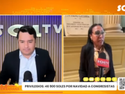 «Mi proyecto busca detectar a las personas que andan cubiertas el rostro y hacen vandalismo en las protestas. Deben ser sancionadas»: Elizabeth Medina, congresista de Somos Perú