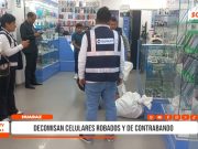Huaraz: decomisan celulares robados en operativo policial