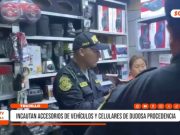 Trujillo: megaoperativo incauta accesorios y celulares
