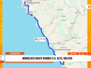 Deportes: Alberto Cruzado avanza en su travesía hacia el Salar de Uyuni
