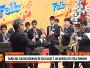 🎄 La Banda del Colegio Seminario llenó de espíritu navideño el set de Feliz Domingo con un emotivo villancico