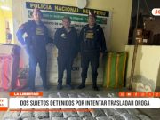 Trujillo: detienen a sujetos que trasladaban droga