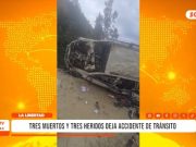 Pataz: accidente de tránsito deja tres muertos y heridos