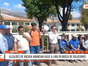 Áncash: alcaldes exigen presupuesto por obras paralizadas