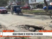 Chiclayo: Gran forado causa peligro en avenida
