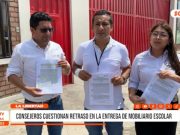 La Libertad: Consejeros cuestionan retraso en entrega escolar