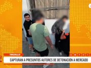 Trujillo: detienen a menores implicados en extorsión