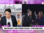 «Yo estoy acá, no tengo impedimento para poder viajar y no lo voy a hacer. Me voy a defender porque soy inocente»: Dina Boluarte, expresidente del Perú.