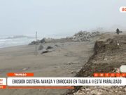 Trujillo: Erosión costera avanza y enrocado en Taquila II sigue paralizado