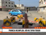 Trujillo: aún no tapan forado en límite entre los distritos de Trujillo y Florencia de Mora
