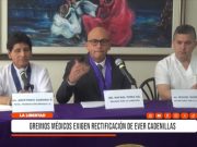 Trujillo: Gremios médicos exigen rectificación a Cadenillas