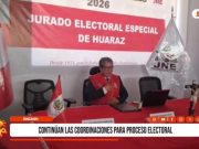 Huaraz: JNE coordina proceso electoral 2026