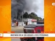 Piura: Incendio deja sin hogar a seis personas en vivienda