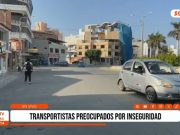 Chiclayo: transportistas exigen medidas por inseguridad creciente