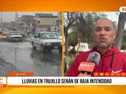 Trujillo: lluvias serán de baja intensidad según especialista Iwanaga