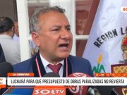 La Libertad: Ever Cadenillas asume y promete cuidar presupuesto de obras