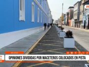 Trujillo: Maceteros generan debate por congestión vehicular
