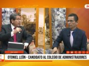 Trujillo: Otoniel León busca fortalecer el Colegio de Administradores