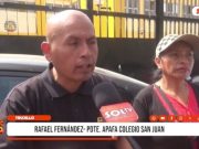 Trujillo: Padres impiden retiro de mobiliario escolar en San Juan