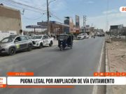 Lambayeque: desalojo por ampliación de vía genera pugna legal