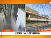 Trujillo: robo de cables de telefonía en Huerta Grande